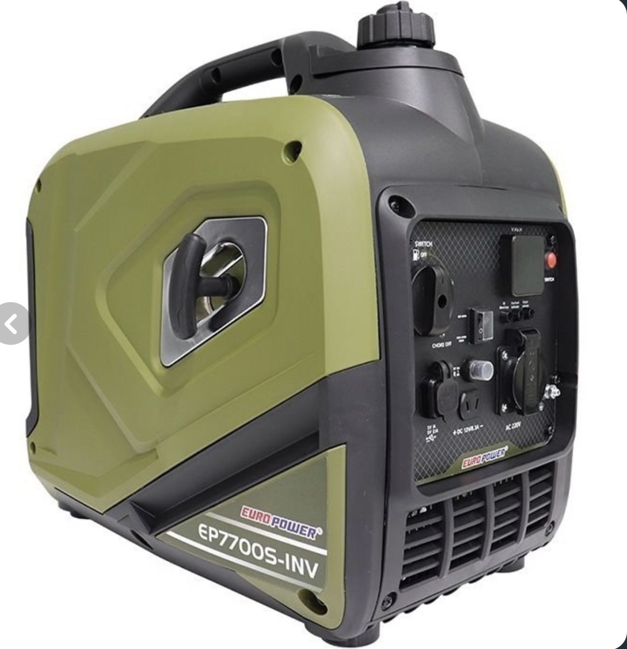 موتور برق بنزینی یورو پاور مدل EP7700S INV ظرفیت ۴ کیلووات تک فاز